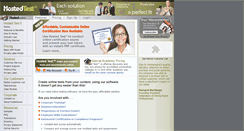 Desktop Screenshot of hostedtest.com